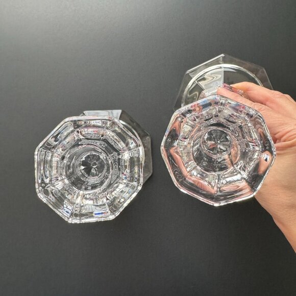 Crystal Candlestick Holder 8 Inch Tall - Picture 7 of 15